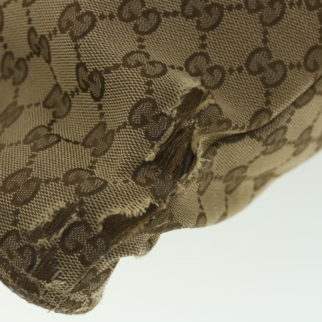 GUCCI GG Canvas Web Sherry Line Tote Bag Beige Red Green 308928 56399
