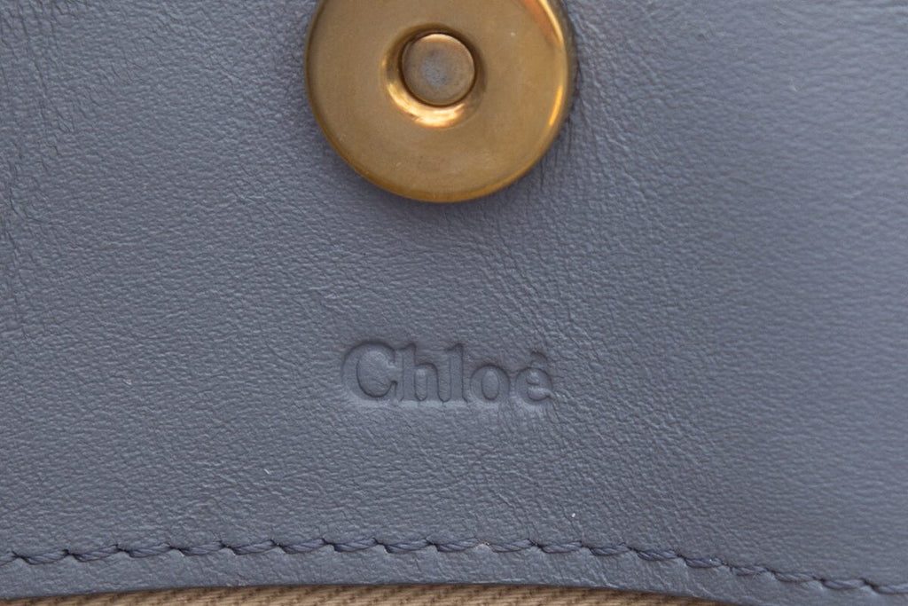 Chloe Blue Mini Roy Cross-Body