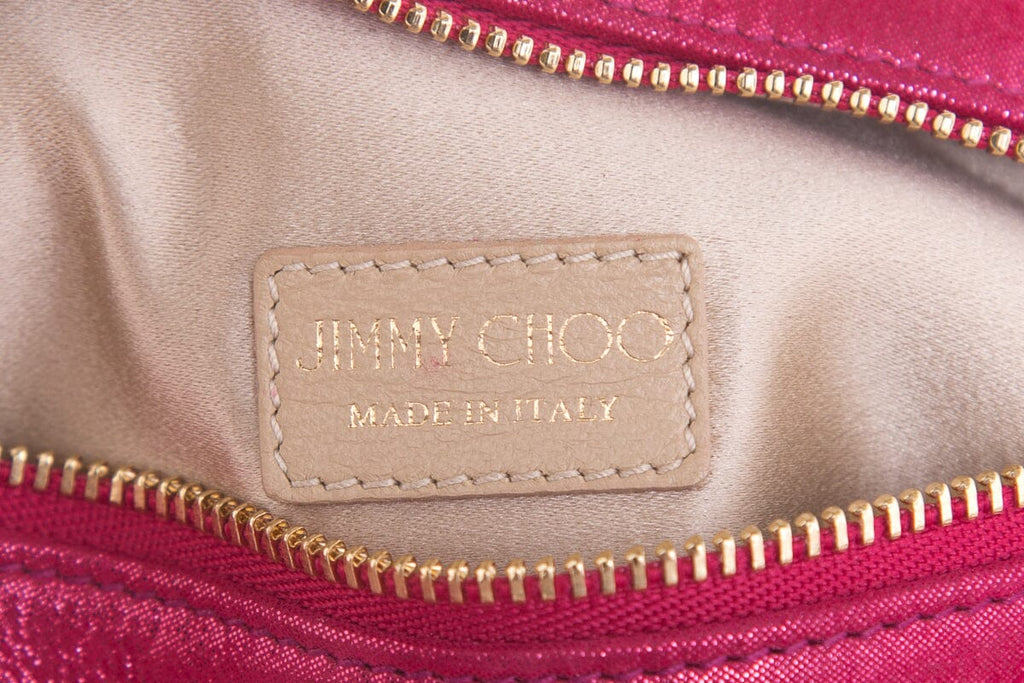 Jimmy Choo Pink Crystal Detail  Handbag