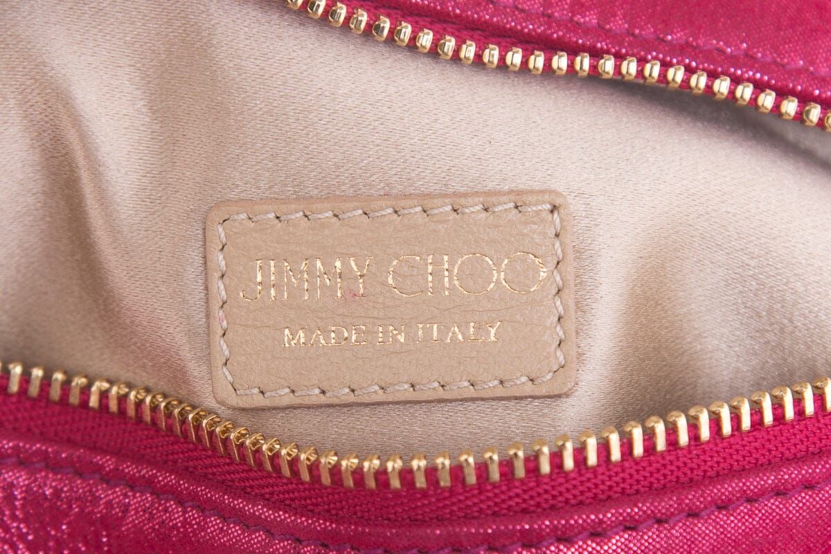 Jimmy Choo Pink Crystal Detail  Handbag