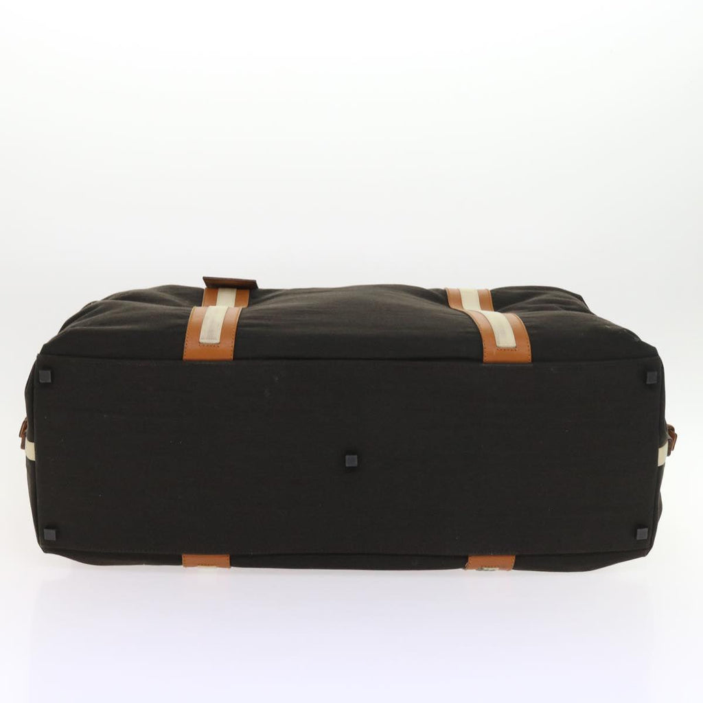 GUCCI Boston Bag Nylon Brown 012 0539 001553 56409