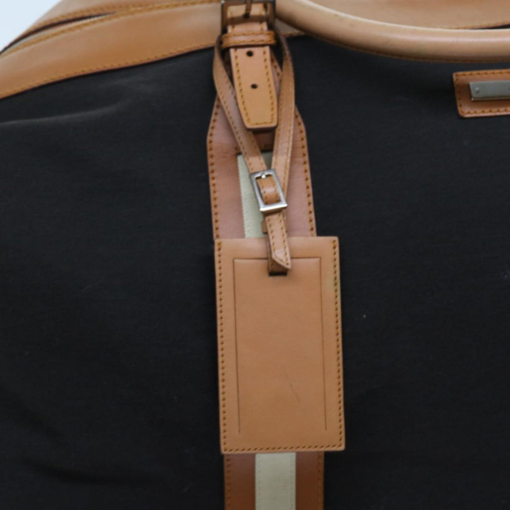 GUCCI Boston Bag Nylon Brown 012 0539 001553 56409