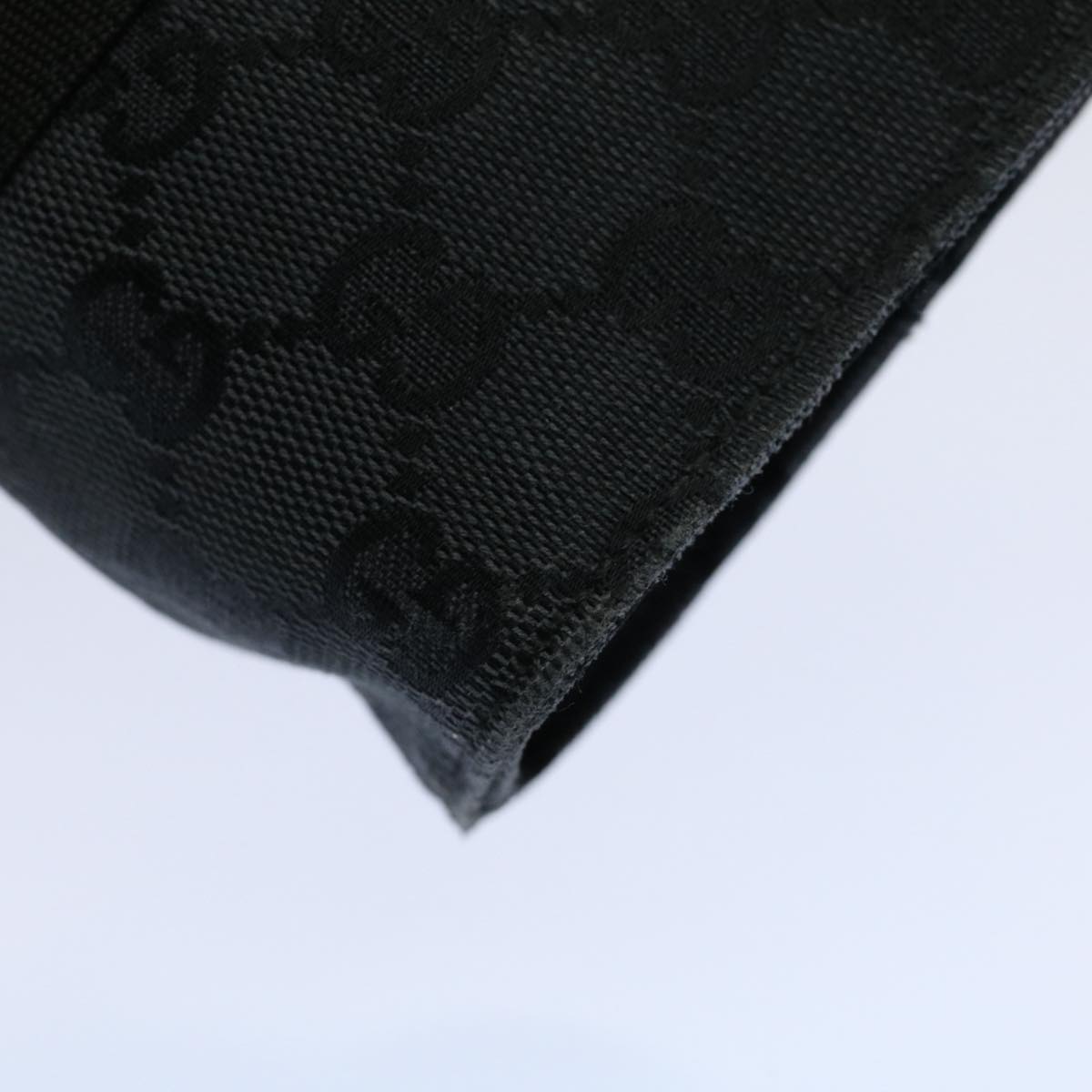 GUCCI GG Canvas Guccissima Pouch Black 039 0991 002058 56450