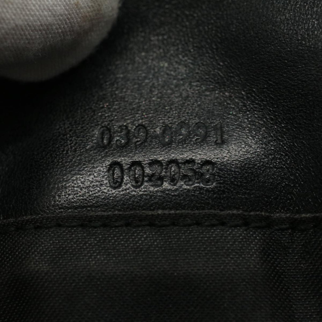 GUCCI GG Canvas Guccissima Pouch Black 039 0991 002058 56450