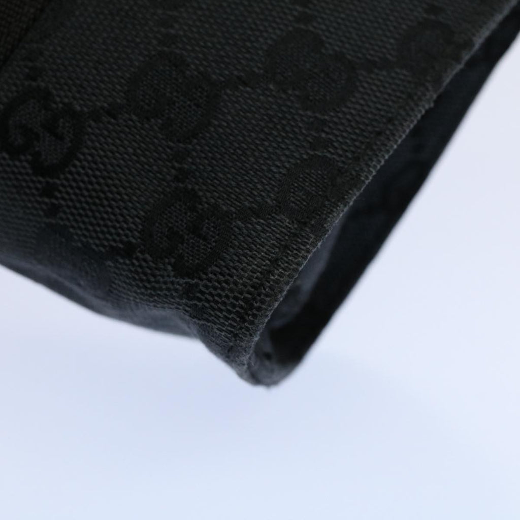 GUCCI GG Canvas Guccissima Pouch Black 039 0991 002058 56450