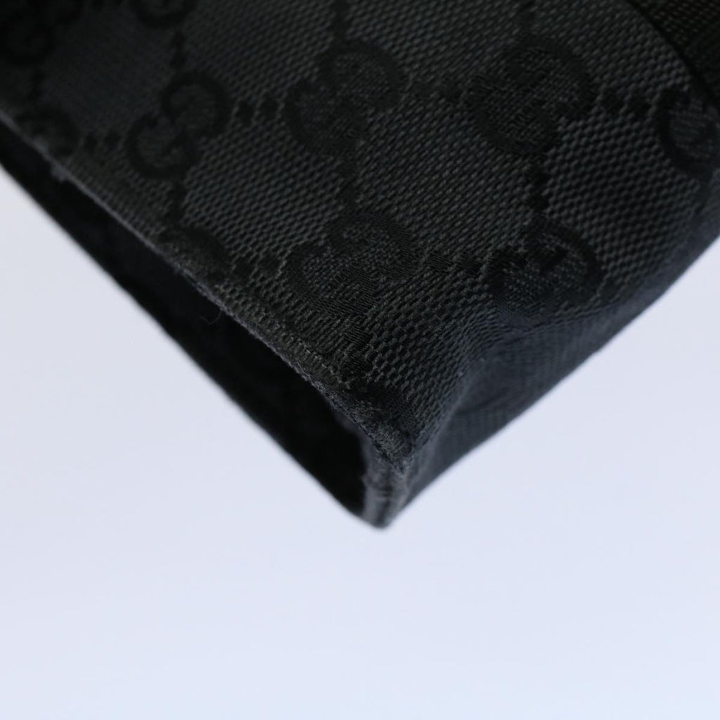 GUCCI GG Canvas Guccissima Pouch Black 039 0991 002058 56450
