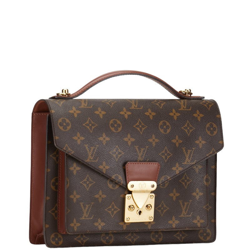 Louis Vuitton Monogram Montserrat 26 Handbag M51187 Brown PVC Leather  Louis Vuitton