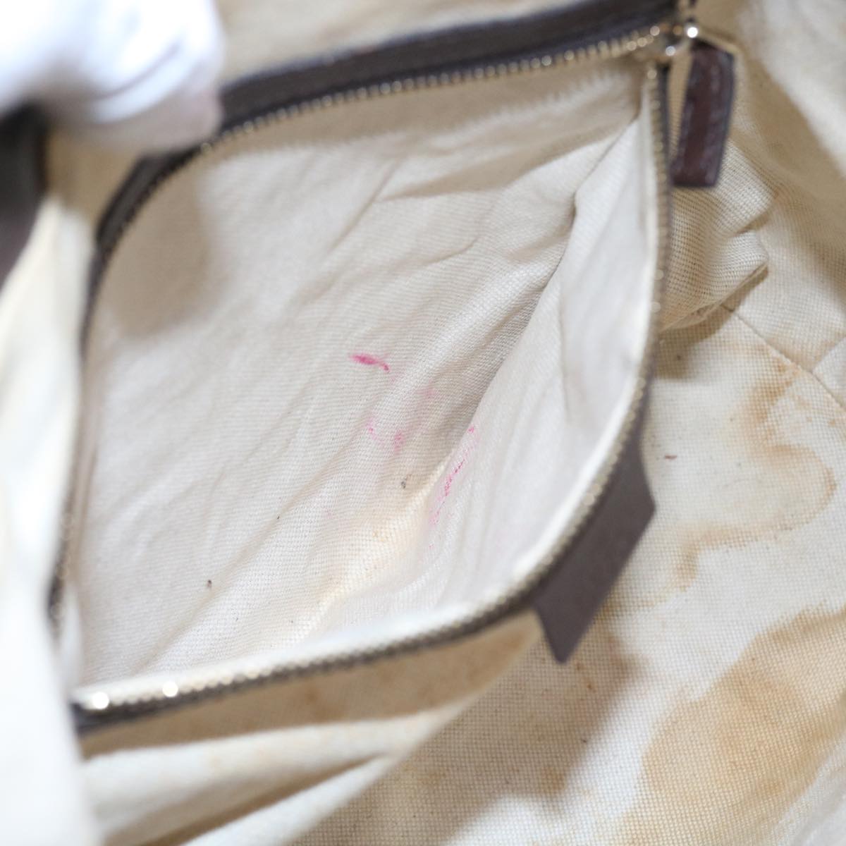 GUCCI GG Canvas Web Sherry Line Shoulder Bag Beige Green Red 257084 56567