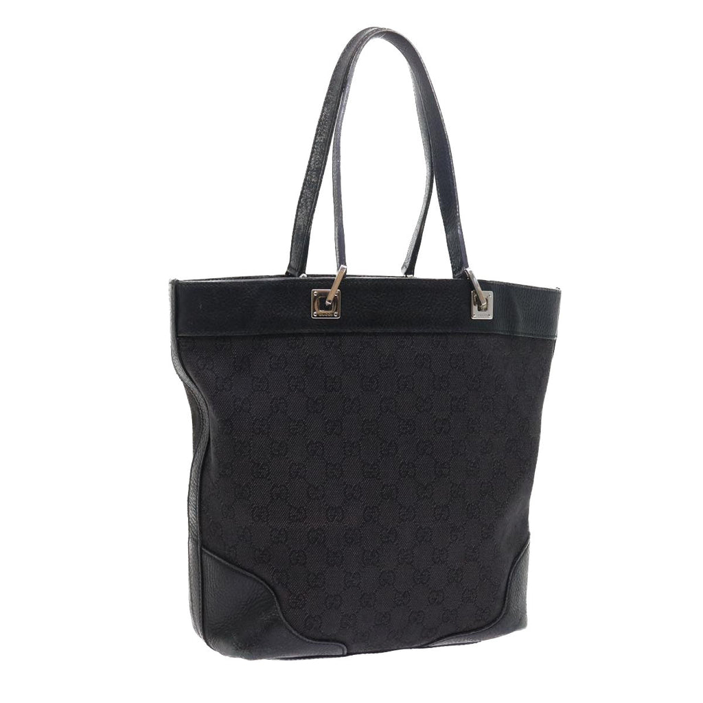 GUCCI GG Canvas Tote Bag Black 272377 56568