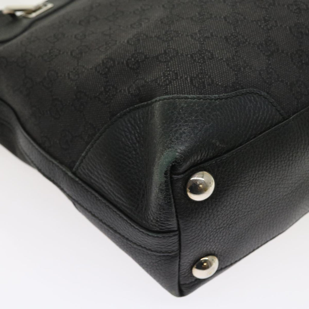 GUCCI GG Canvas Tote Bag Black 272377 56568