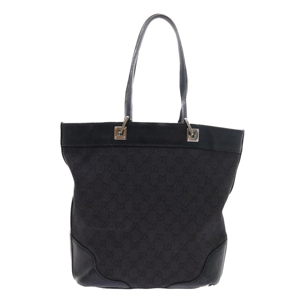 GUCCI GG Canvas Tote Bag Black 272377 56568