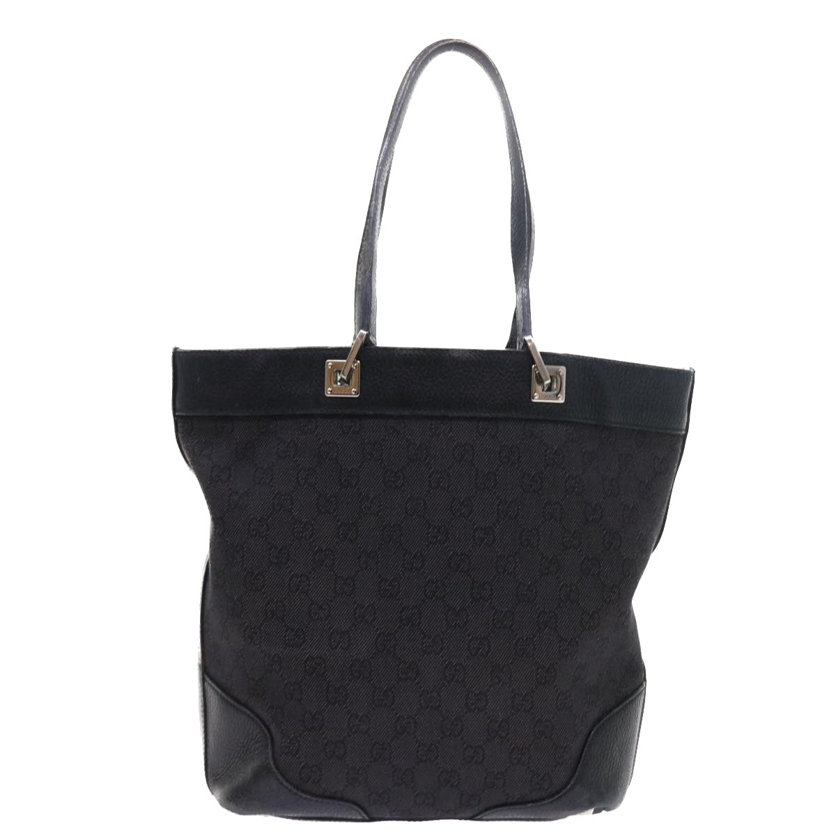 GUCCI GG Canvas Tote Bag Black 272377 56568