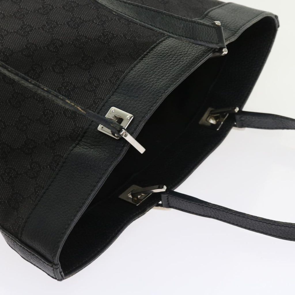 GUCCI GG Canvas Tote Bag Black 272377 56568