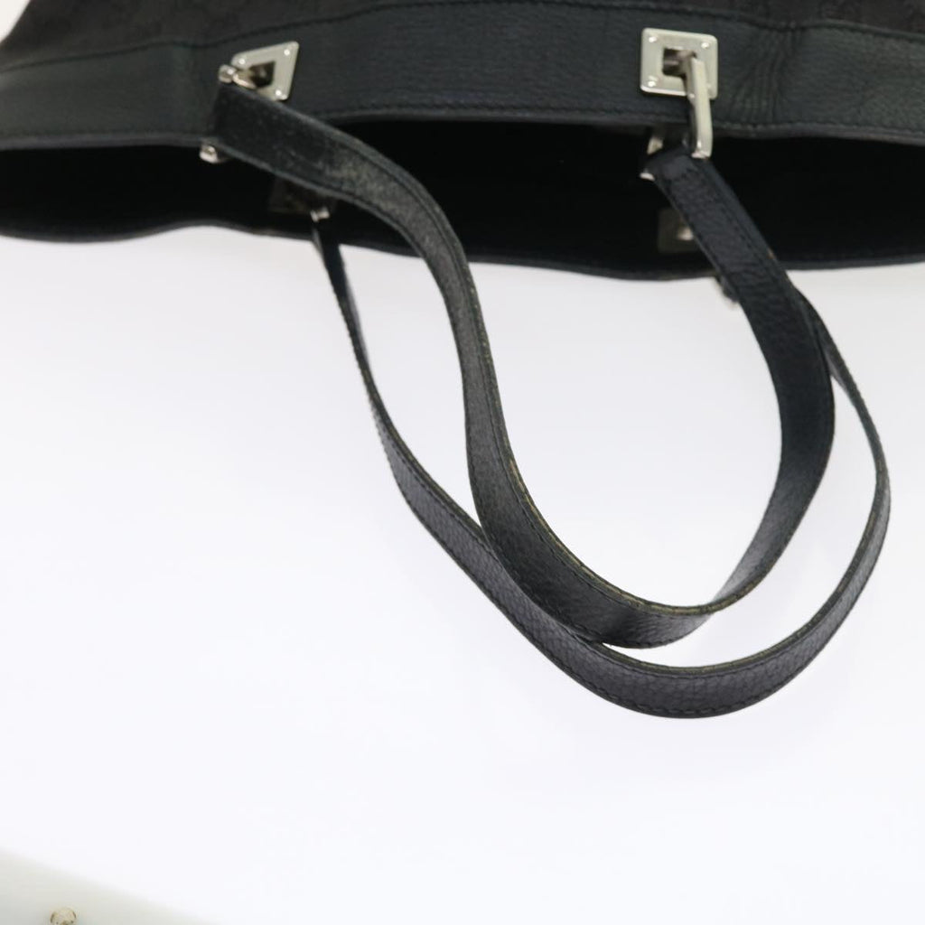 GUCCI GG Canvas Tote Bag Black 272377 56568