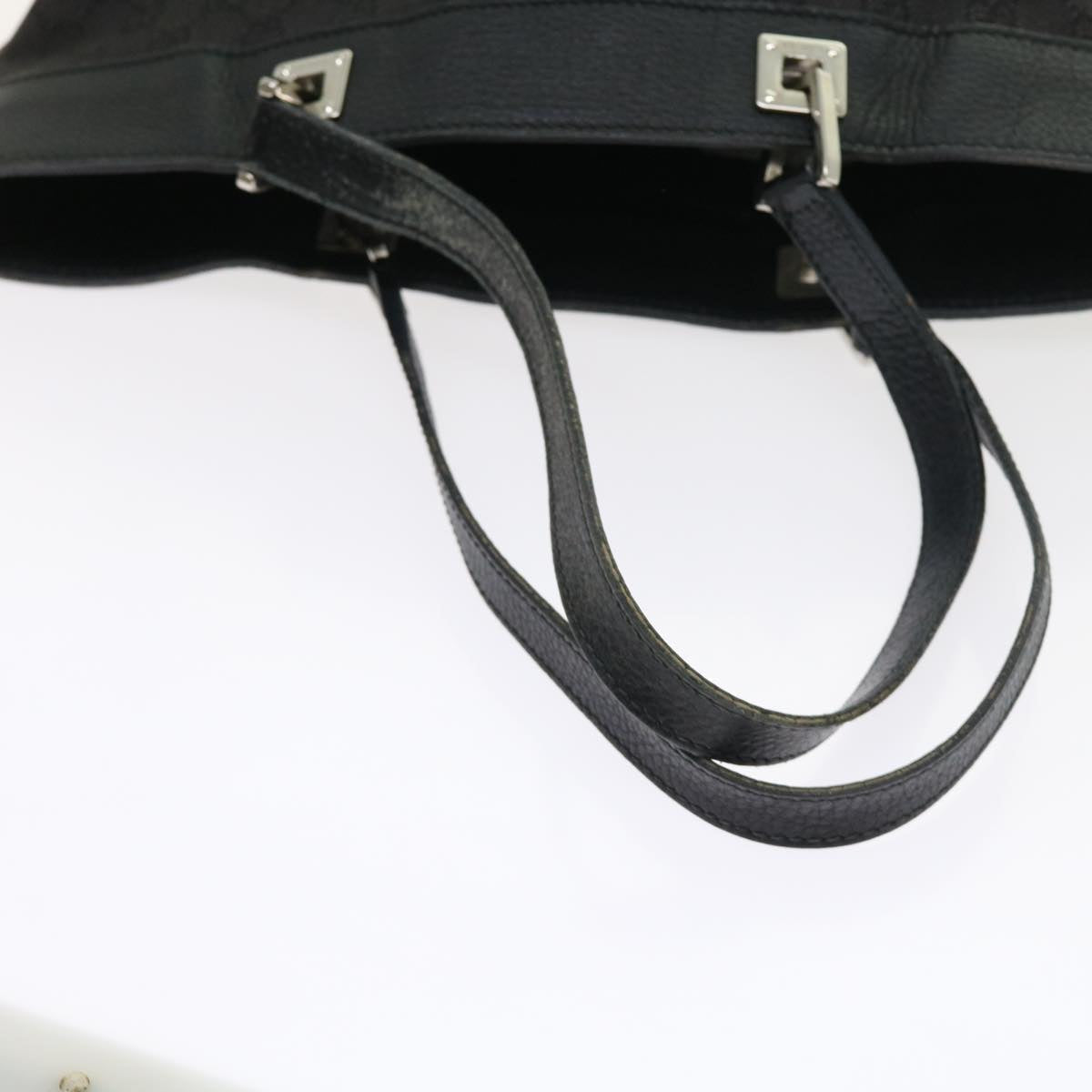 GUCCI GG Canvas Tote Bag Black 272377 56568