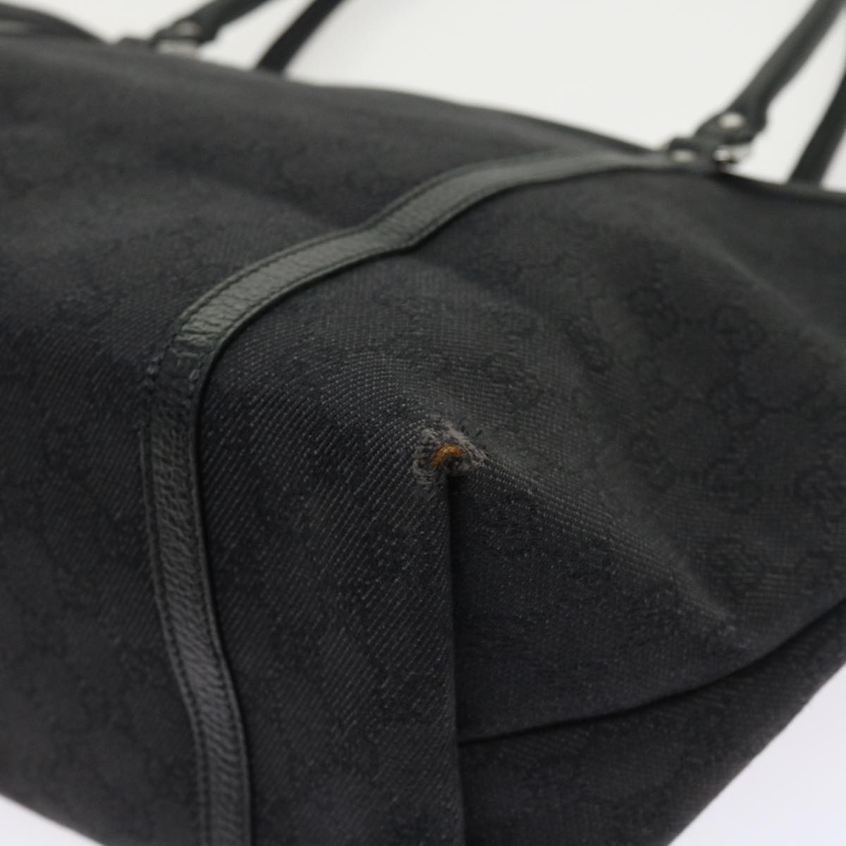 GUCCI GG Canvas Tote Bag Outlet Black 265695 56570