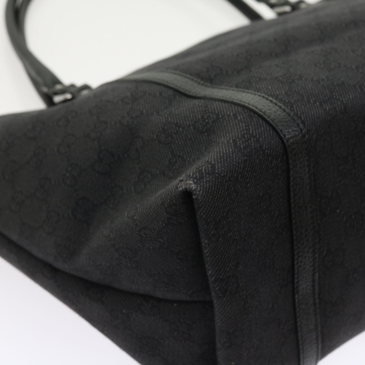 GUCCI GG Canvas Tote Bag Outlet Black 265695 56570