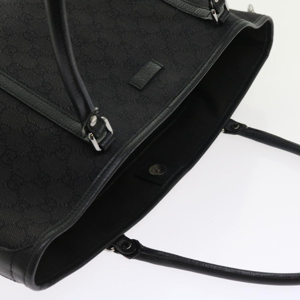 GUCCI GG Canvas Tote Bag Outlet Black 265695 56570