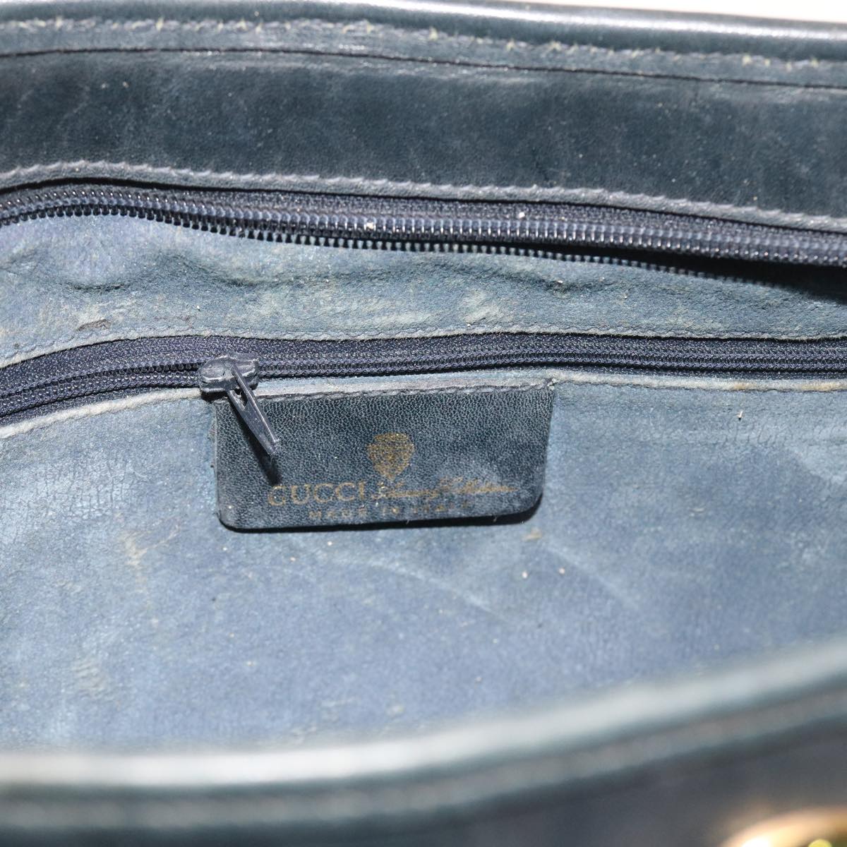 GUCCI GG Supreme Sherry Line Hand Bag Red Navy Gray 010 378 56592