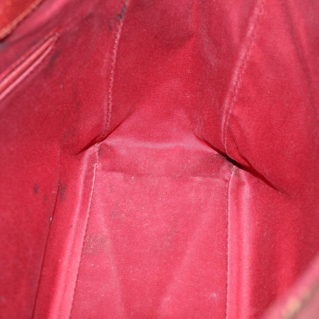 GUCCI GG Canvas Hand Bag Red 113019 56624