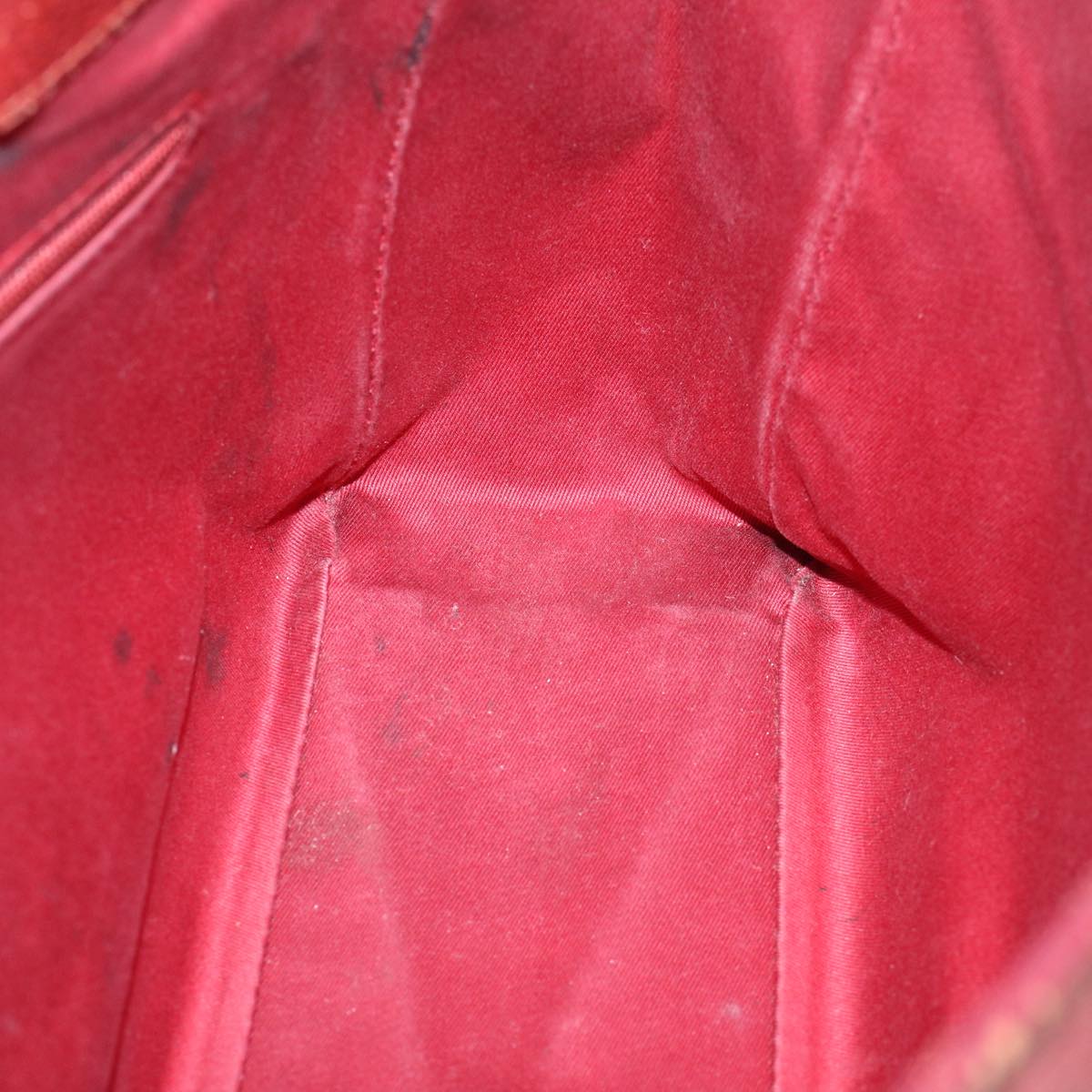 GUCCI GG Canvas Hand Bag Red 113019 56624