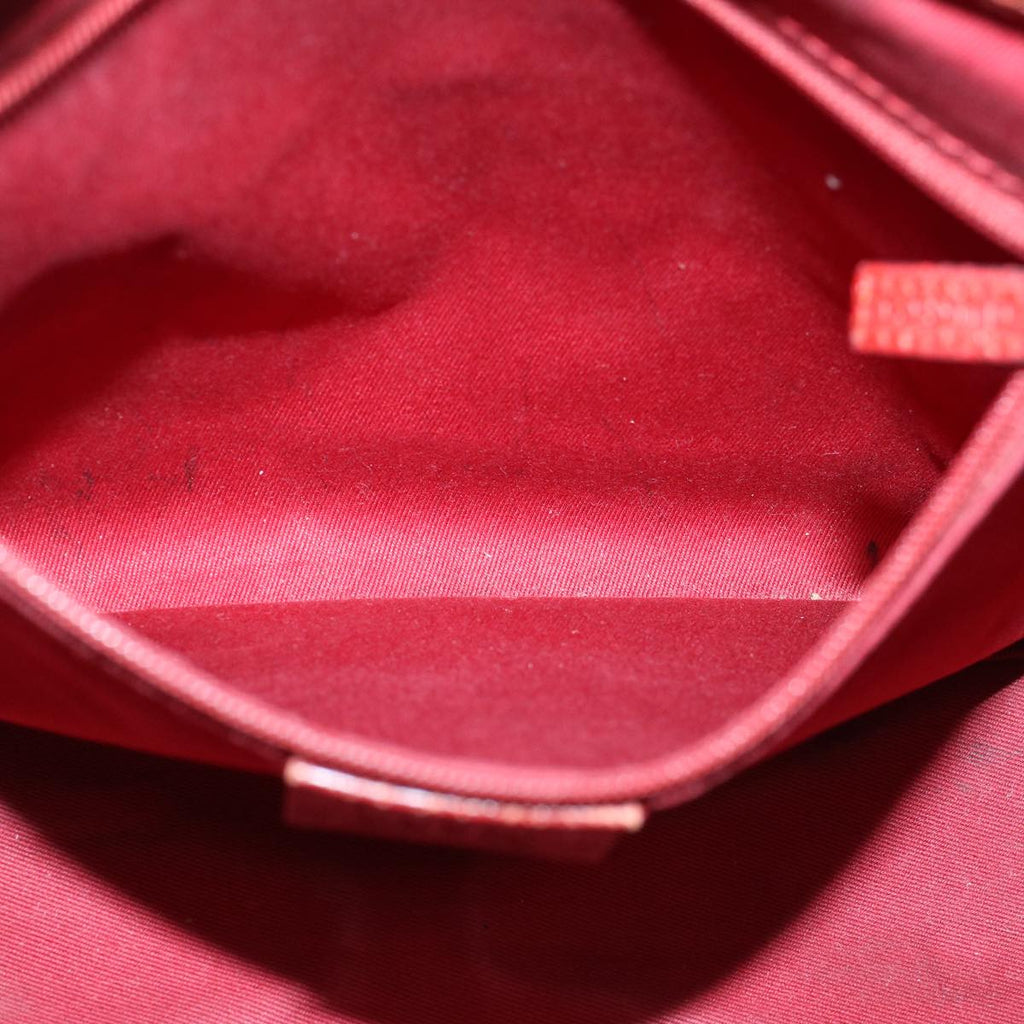 GUCCI GG Canvas Hand Bag Red 113019 56624