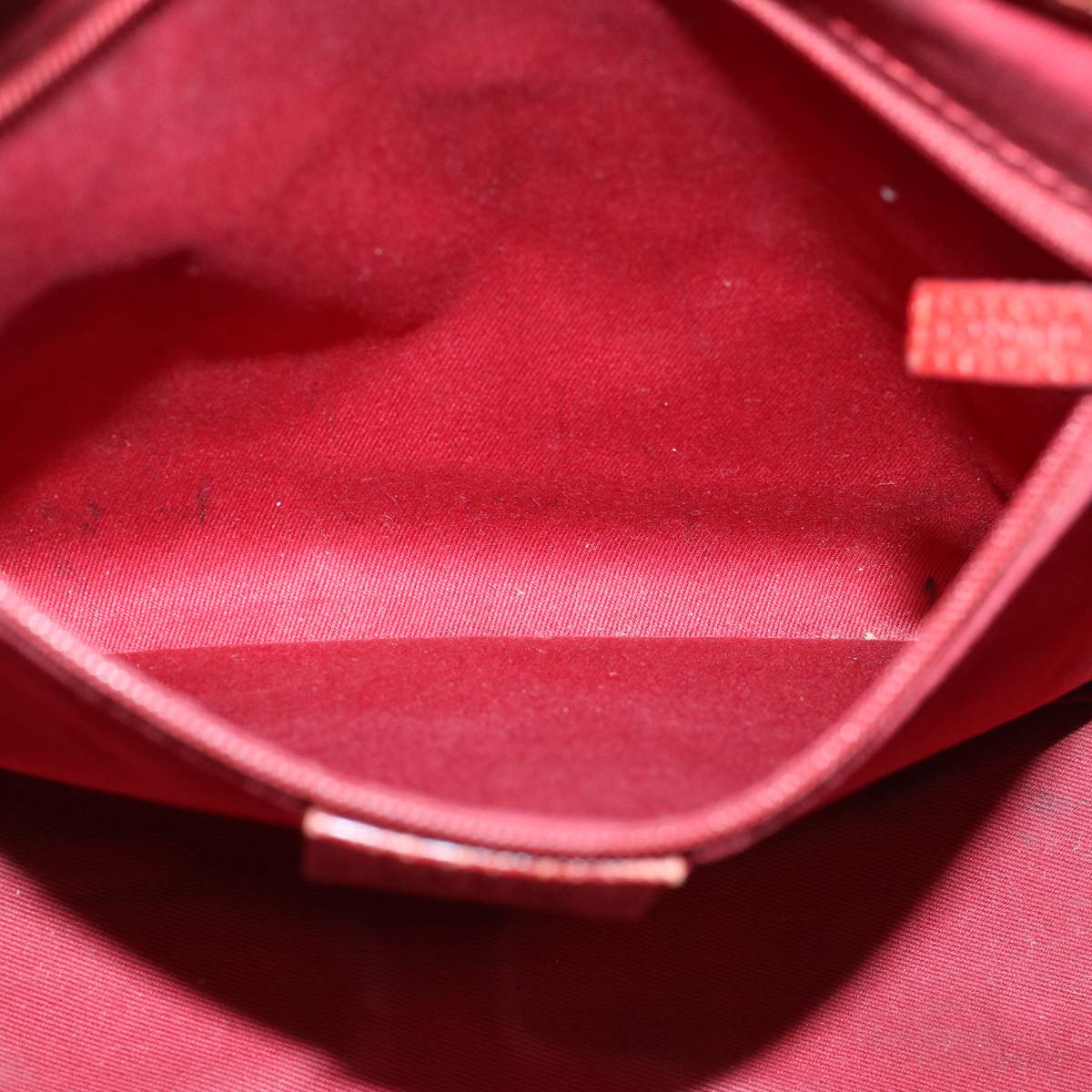 GUCCI GG Canvas Hand Bag Red 113019 56624