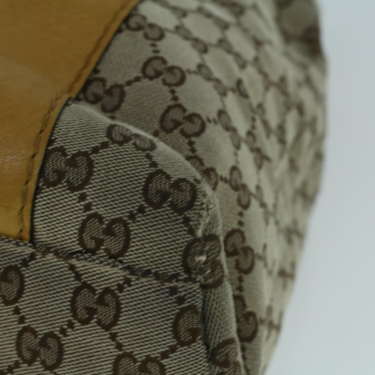 GUCCI GG Canvas Tote Bag Beige 232946 56649