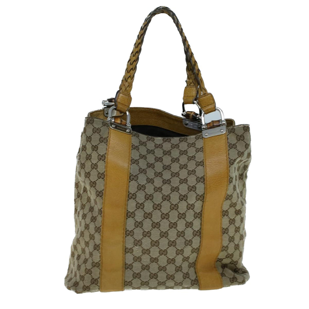 GUCCI GG Canvas Tote Bag Beige 232946 56649