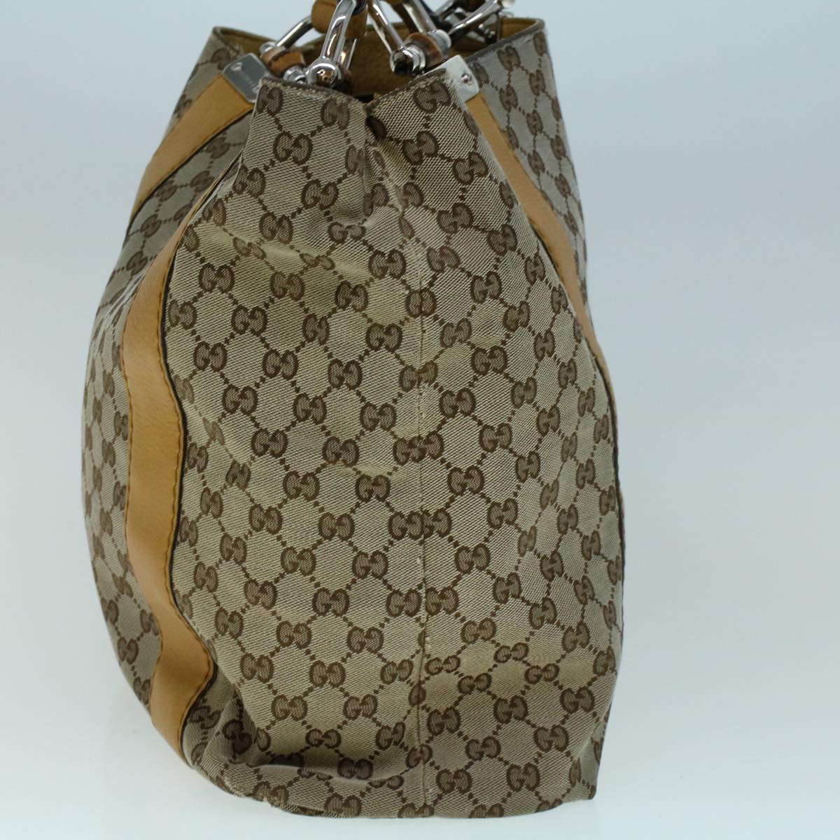 GUCCI GG Canvas Tote Bag Beige 232946 56649