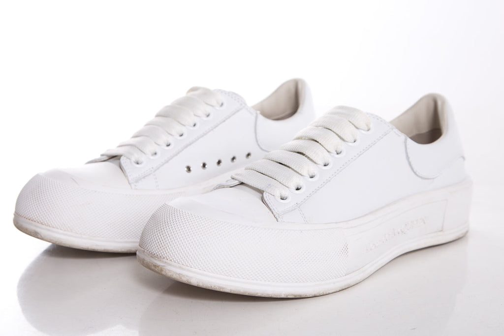 Alexander McQueen White Sneakers SZ 40