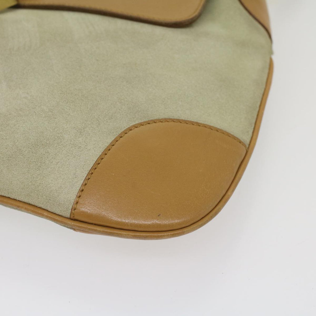 GUCCI Bamboo Jackie Shoulder Bag Suede Leather Beige 001 4096 1669 56659