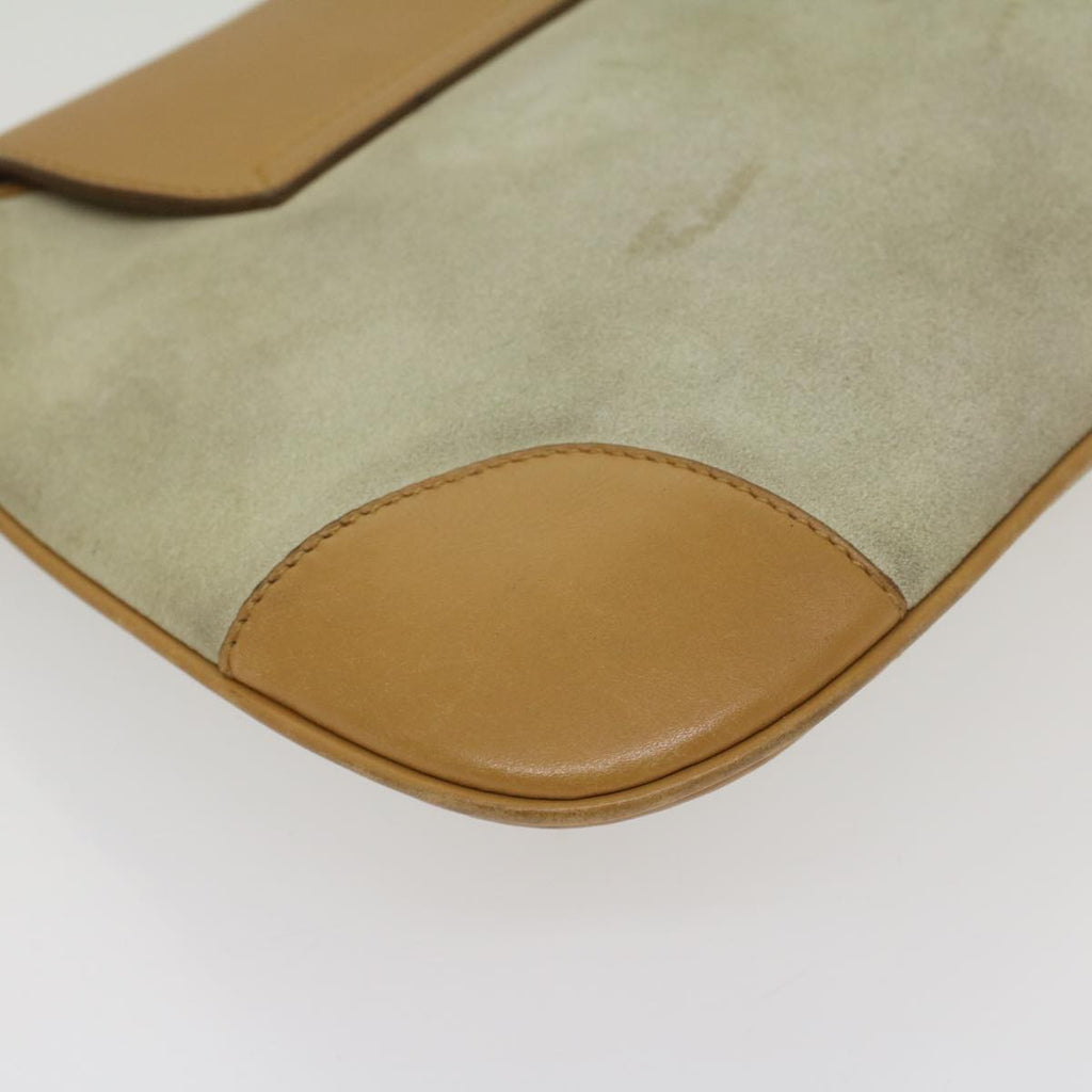 GUCCI Bamboo Jackie Shoulder Bag Suede Leather Beige 001 4096 1669 56659