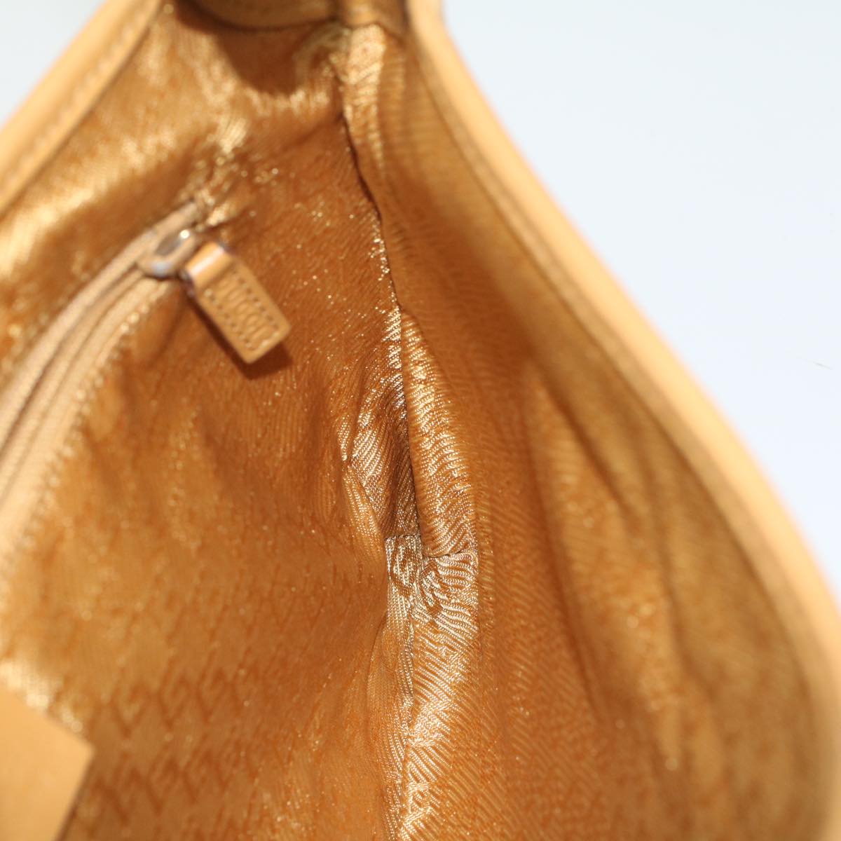 GUCCI Bamboo Jackie Shoulder Bag Suede Leather Beige 001 4096 1669 56659