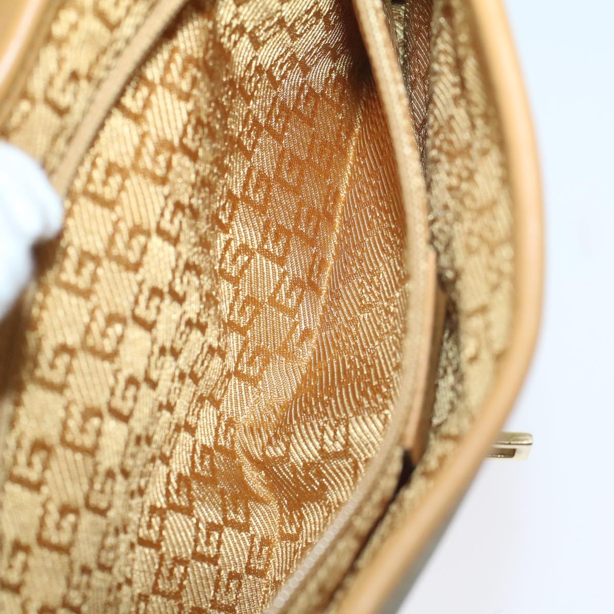 GUCCI Bamboo Jackie Shoulder Bag Suede Leather Beige 001 4096 1669 56659