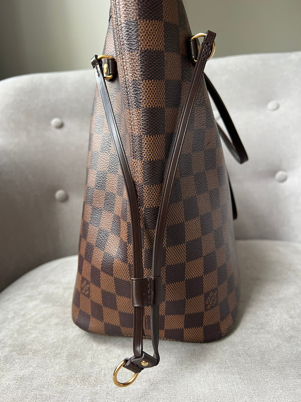 Louis Vuitton Neverfull MM Damier Ebene Cherry Interior (RRP £1,410)