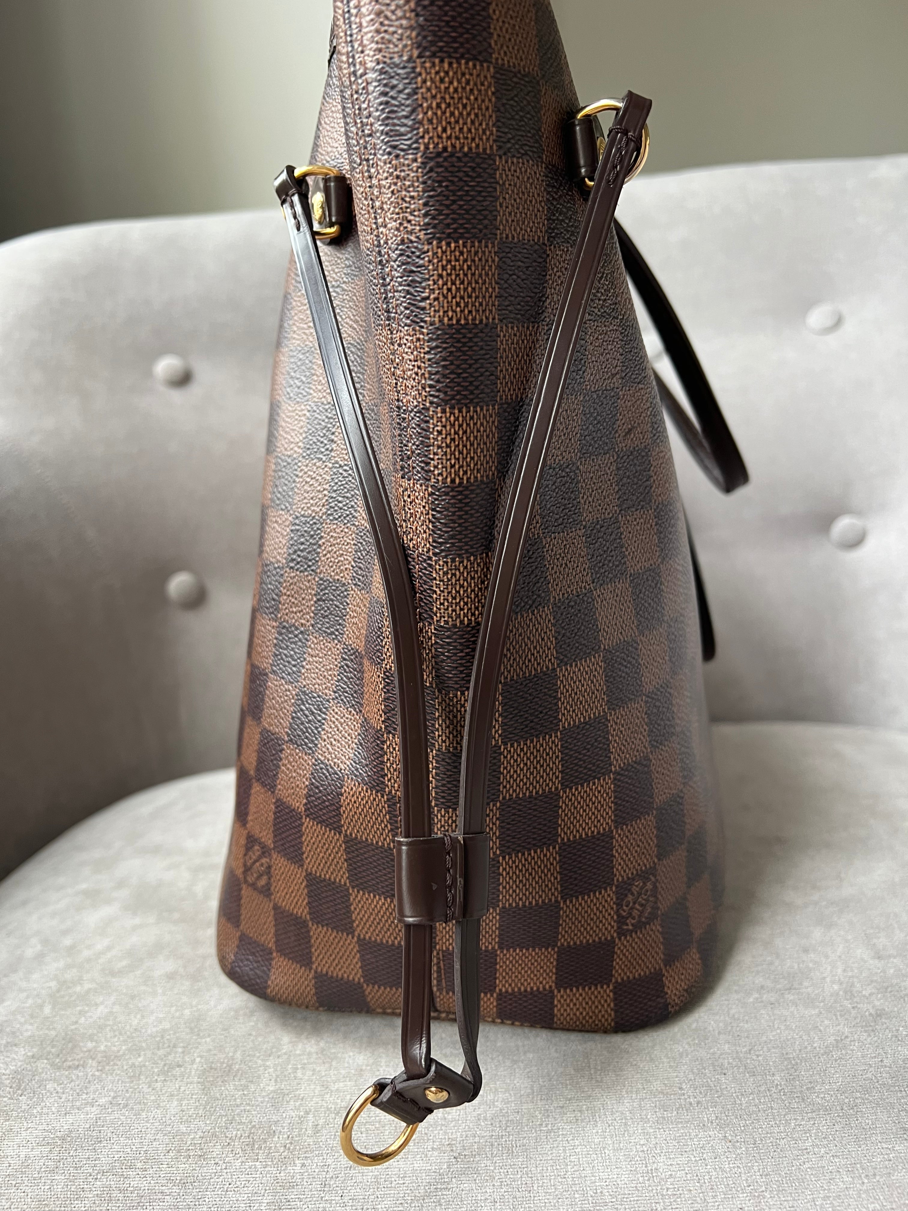 Louis Vuitton Neverfull MM Damier Ebene Cherry Interior (RRP £1,410)