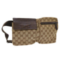 GUCCI GG Canvas Waist bag Beige 28566 56675