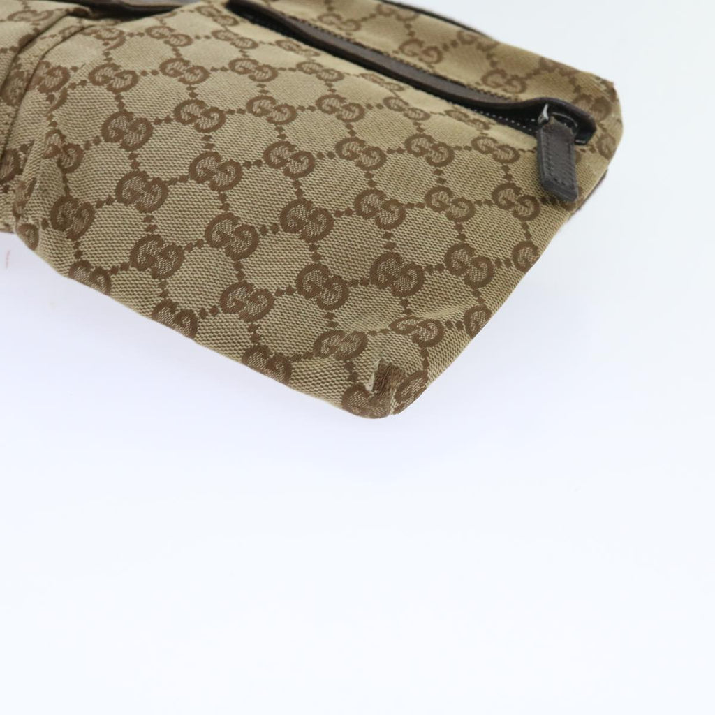 GUCCI GG Canvas Waist bag Beige 28566 56675