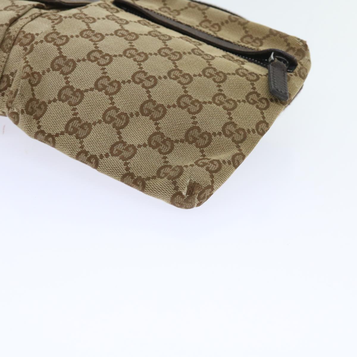 GUCCI GG Canvas Waist bag Beige 28566 56675