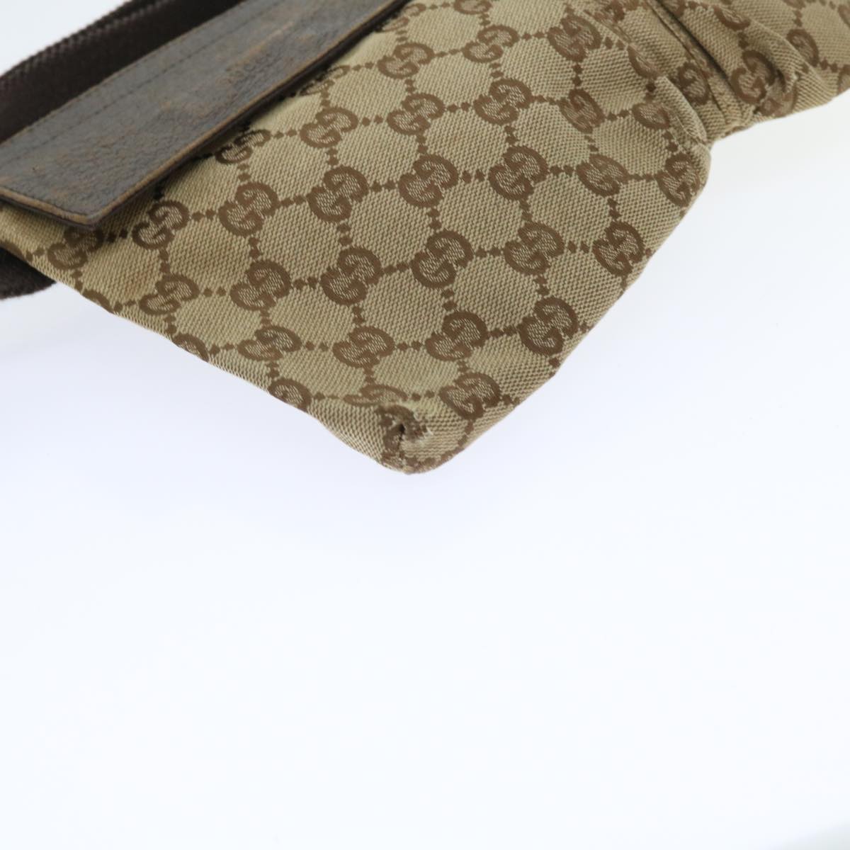 GUCCI GG Canvas Waist bag Beige 28566 56675