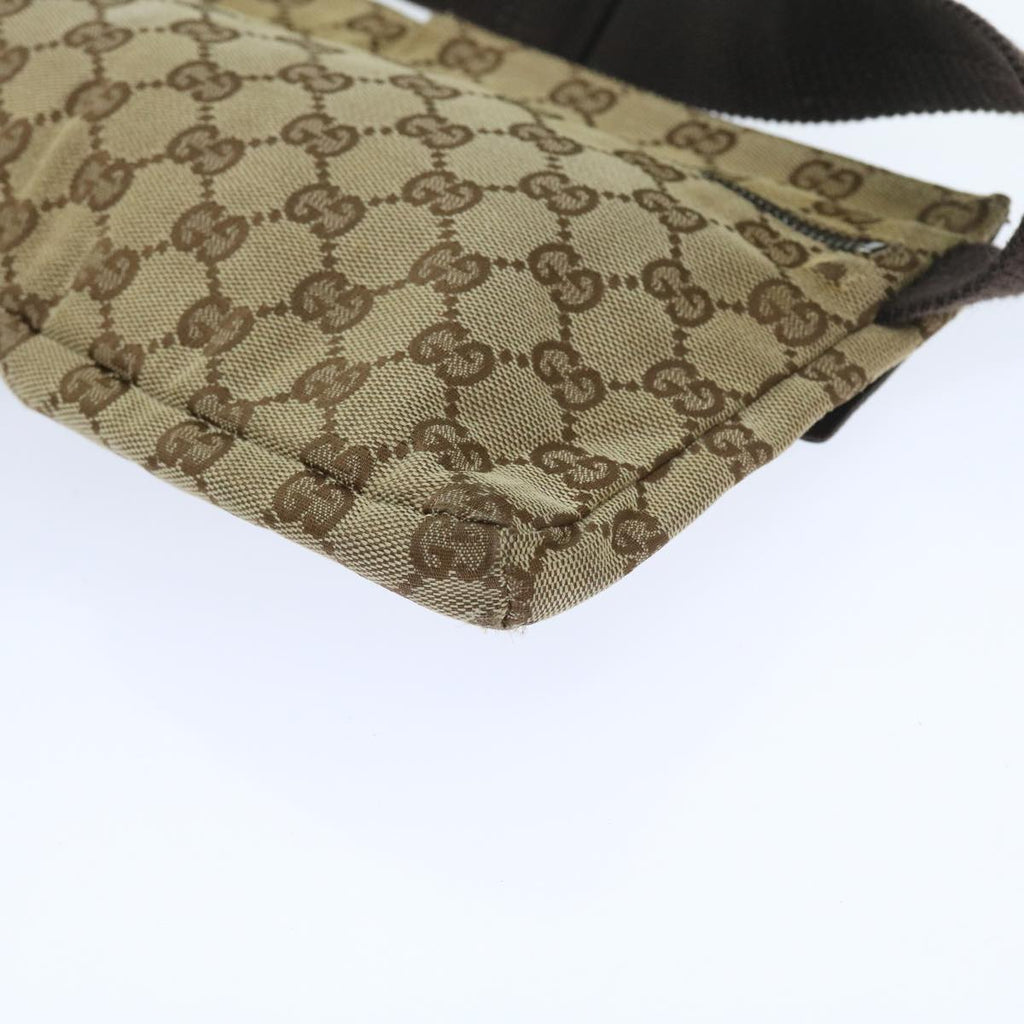 GUCCI GG Canvas Waist bag Beige 28566 56675