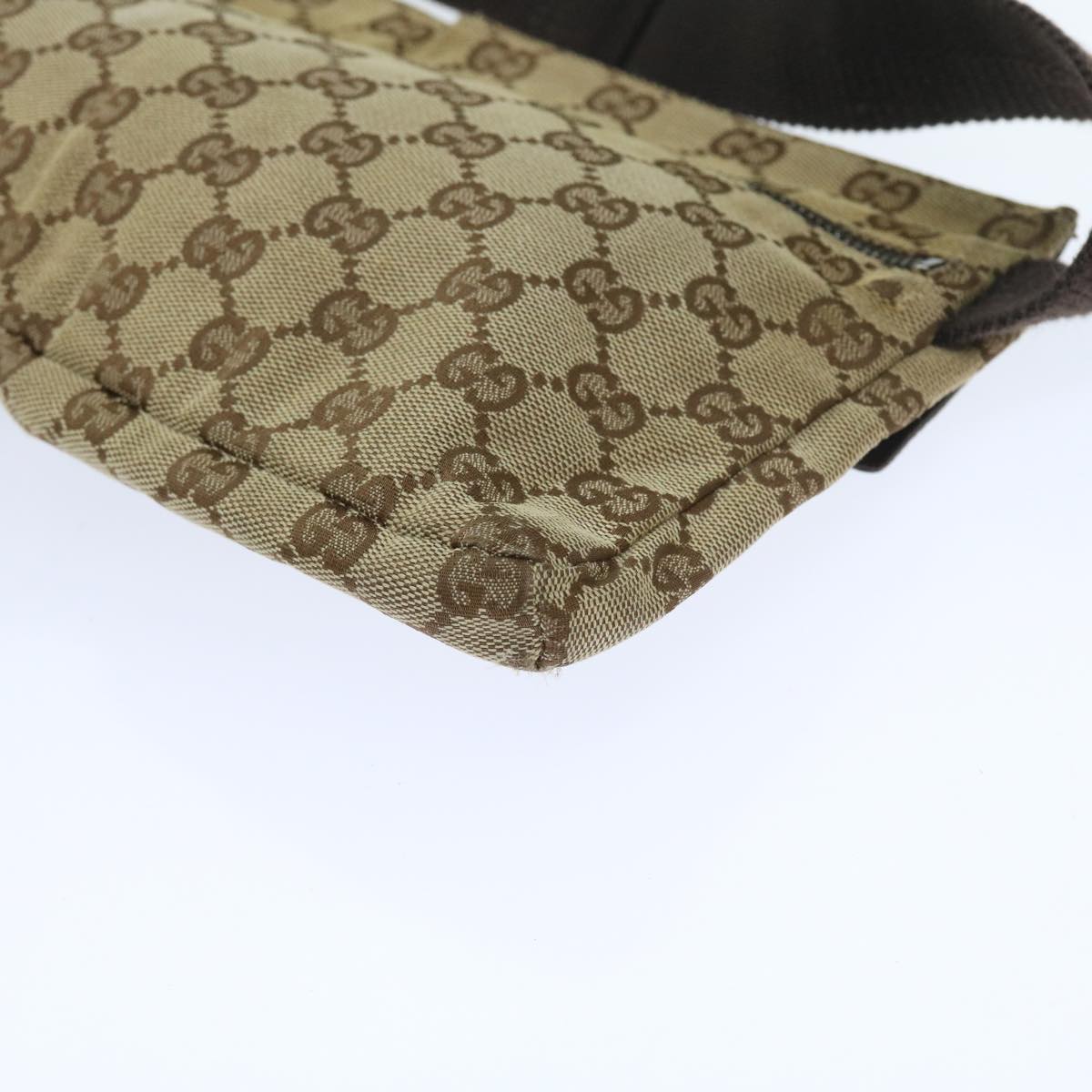GUCCI GG Canvas Waist bag Beige 28566 56675