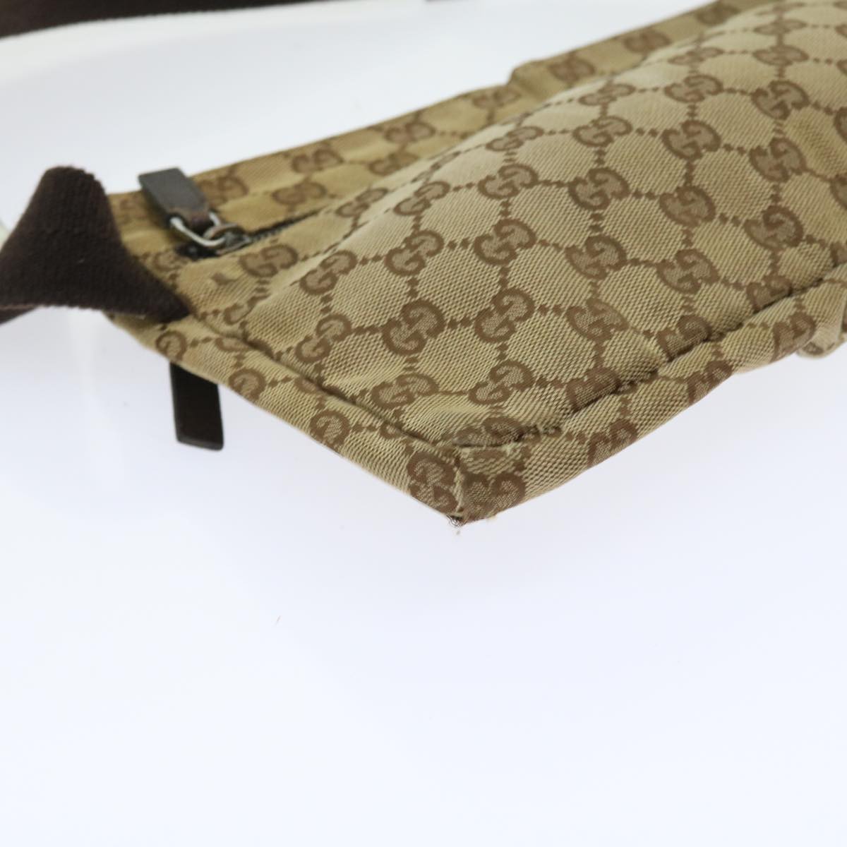 GUCCI GG Canvas Waist bag Beige 28566 56675
