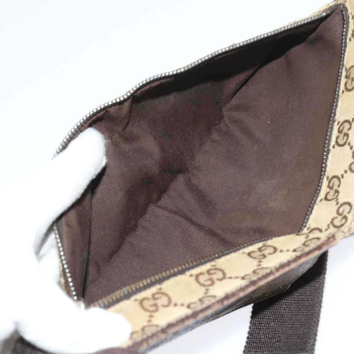 GUCCI GG Canvas Waist bag Beige 28566 56675