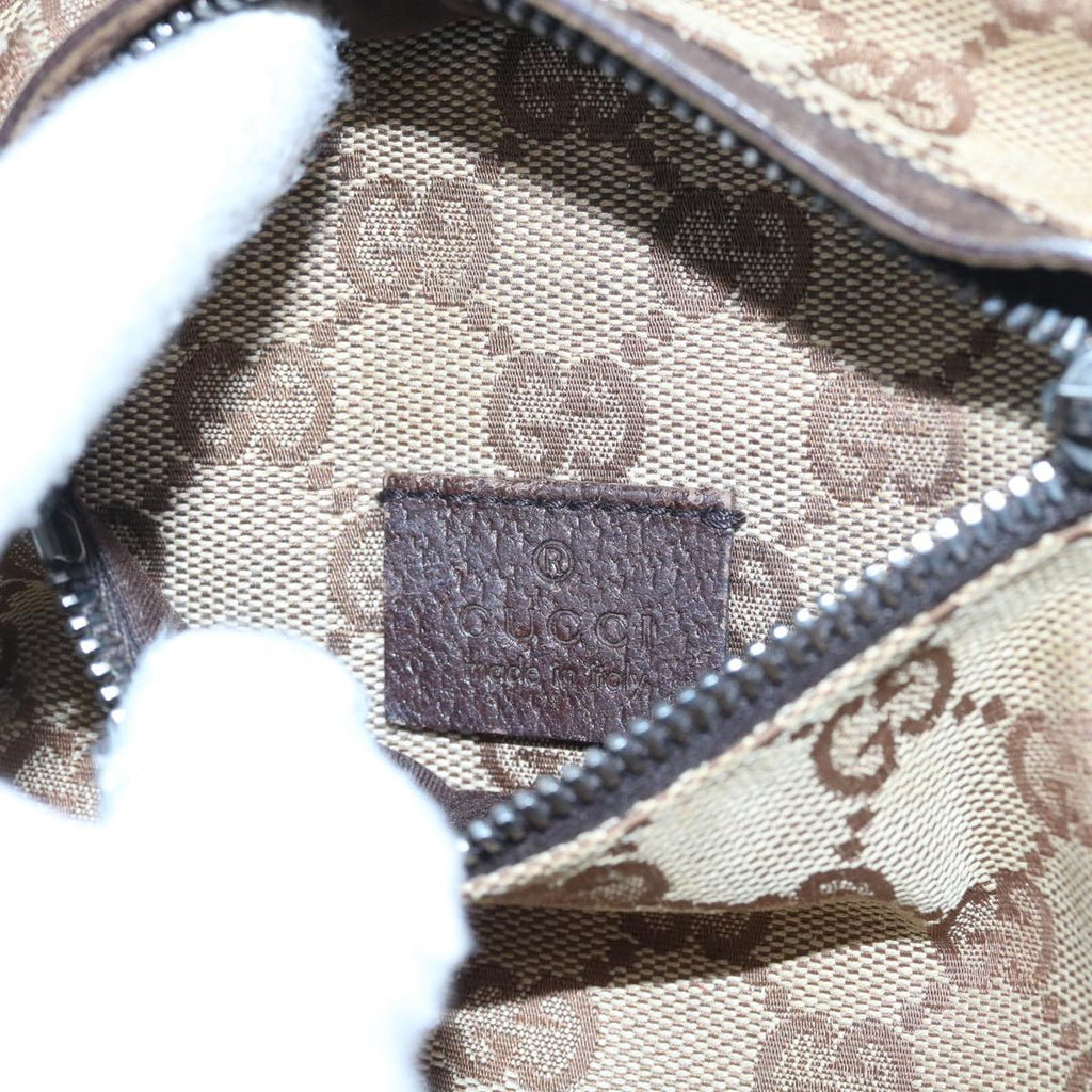 GUCCI GG Canvas Waist bag Beige 28566 56675