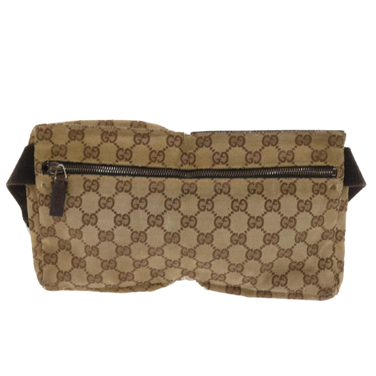 GUCCI GG Canvas Waist bag Beige 28566 56675