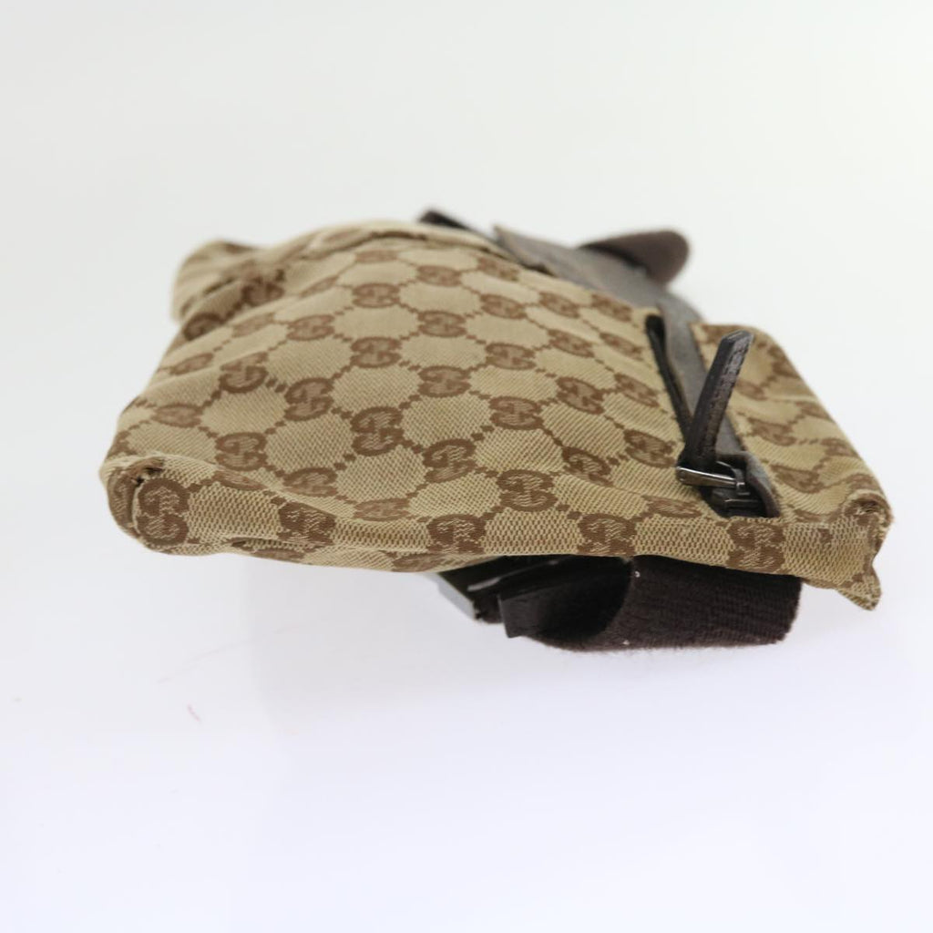 GUCCI GG Canvas Waist bag Beige 28566 56675