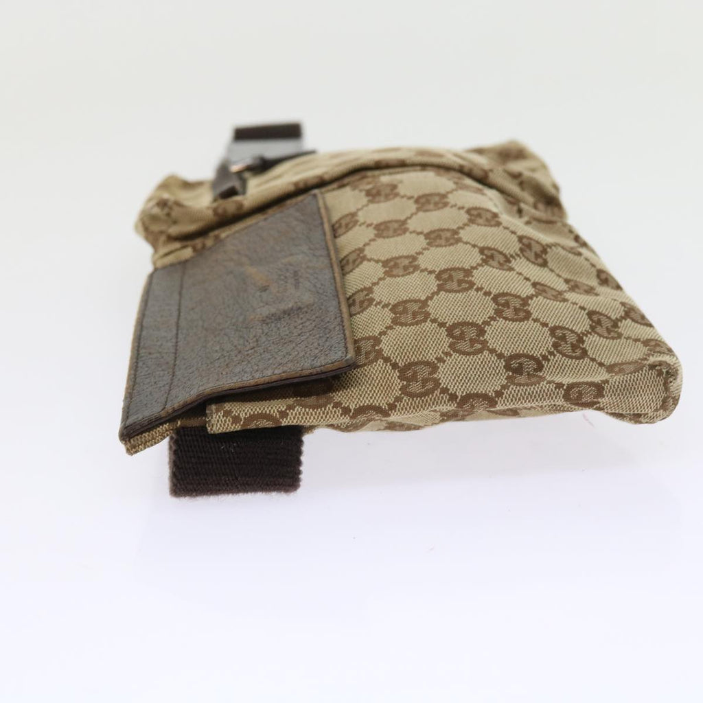 GUCCI GG Canvas Waist bag Beige 28566 56675