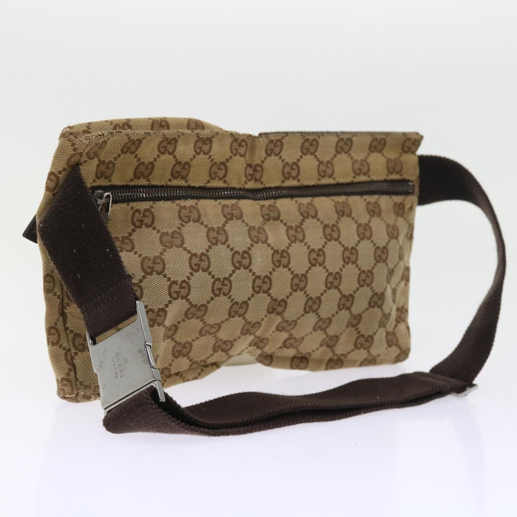 GUCCI GG Canvas Waist bag Beige 28566 56675